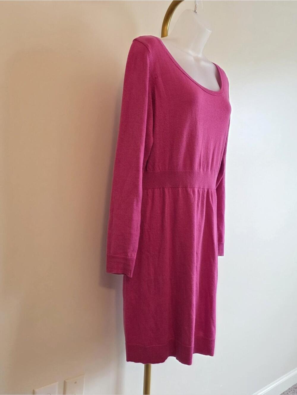 Old Navy Barbiecore Sweater Dress Sz Large